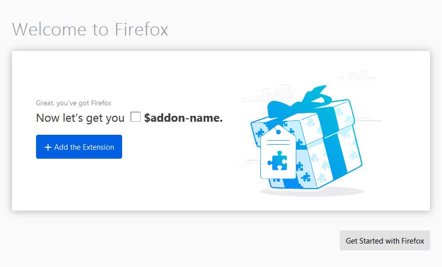 Extension Promotion Snippet