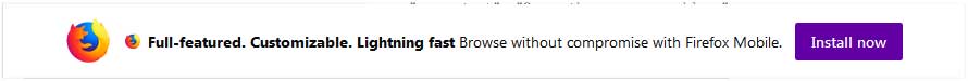 Mobile Browser Promotion