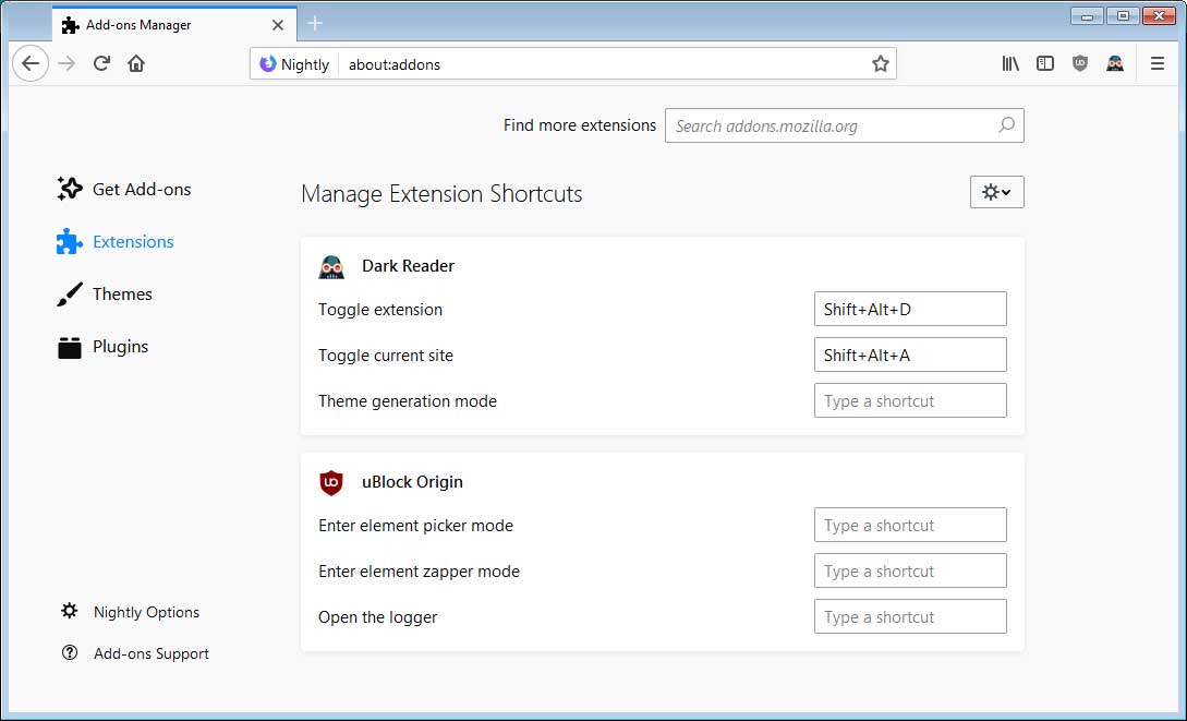 Firefox 66 Lets You Reconfigure Keyboard Shortcuts for Extensions