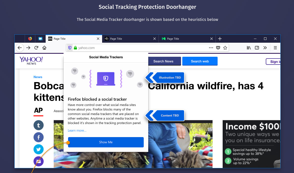 Mozilla Firefox Adding a New Social Tracking Protection Feature