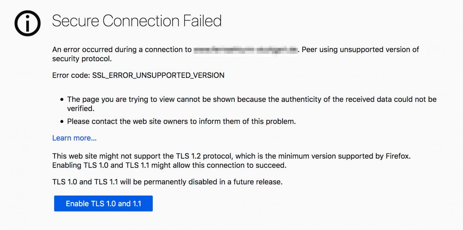 TLS override