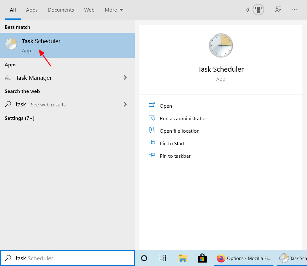 Open Task Scheduler
