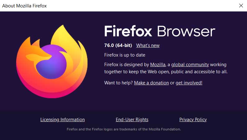 Firefox 76