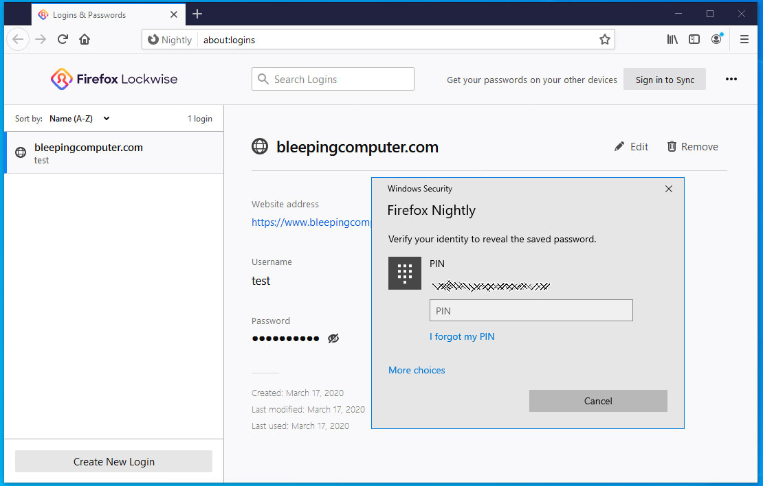 Enter operating system password