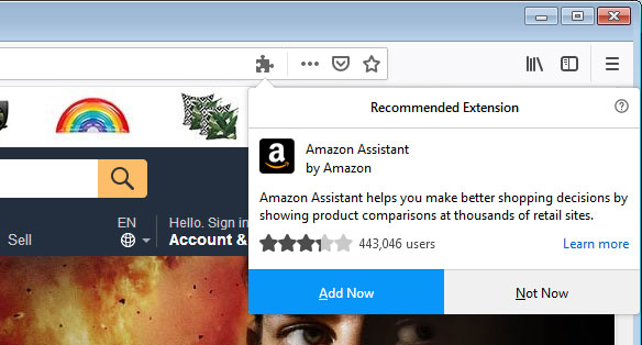 CFR Recommending an Amazon Extension