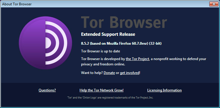 could not find the mozilla runtime tor browser mega