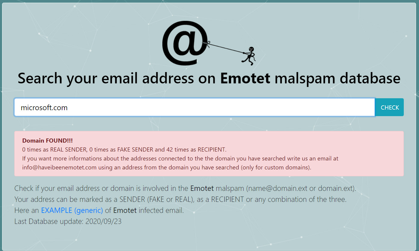 New service checks if your email was used in Emotet attacks