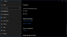 How to Enable the Dark Mode Theme in Windows 10 Image