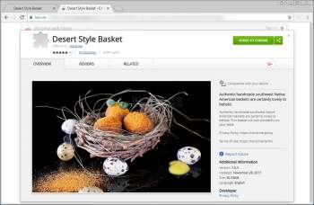 Remove the Desert Style Basket Chrome Extension Image