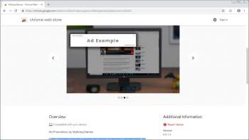 MyKrazyGames Chrome Adware Extension Image