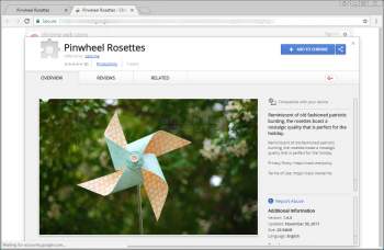 Remove the Pinwheel Rosettes Chrome Extension Image