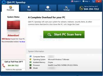 Qbit PC Speedup PUP Image