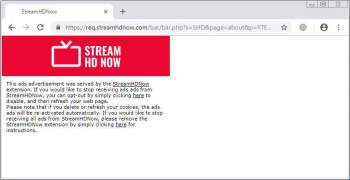 Remove the StreamHDNow Adware Chrome Extension Image