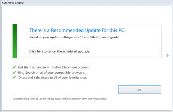 Remove the There is a Recommended Update for this PC Pop Up Image