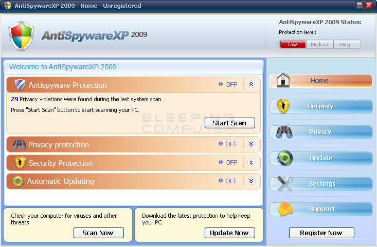 AntiSpywareXP 2009 AntiSpywareXP 2009
