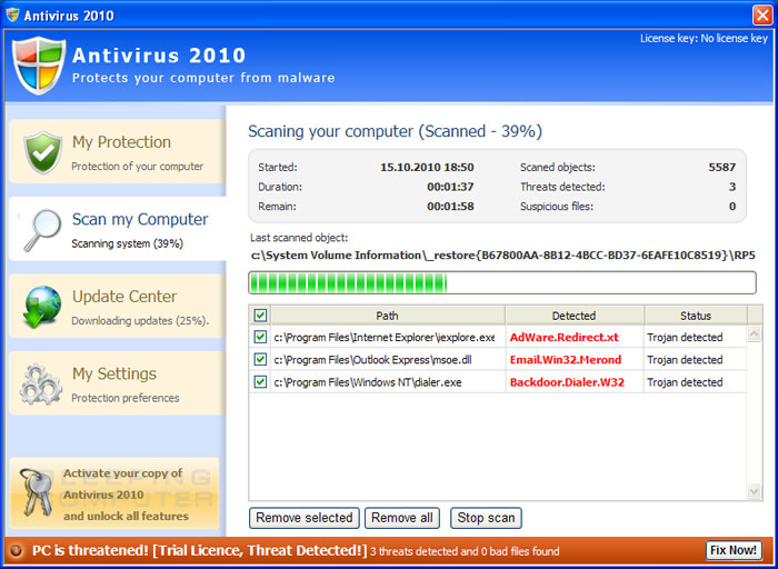 gratis spara super antivirus 2010