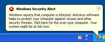 Fake Windows Security Alert Fake Windows Security Alert