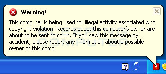 Fake Security Warning