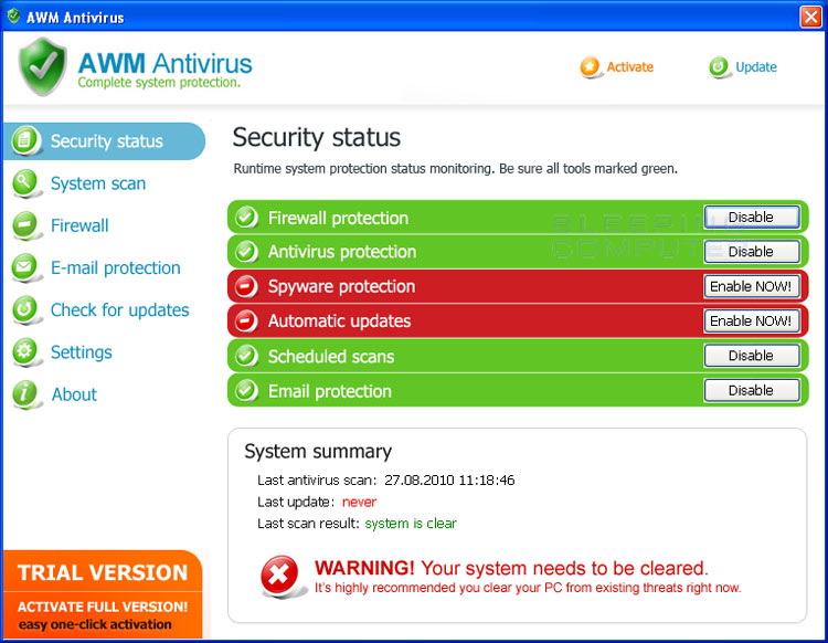 Does aws have antivirus