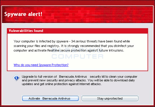 Run Barracuda Spyware Removal Tool