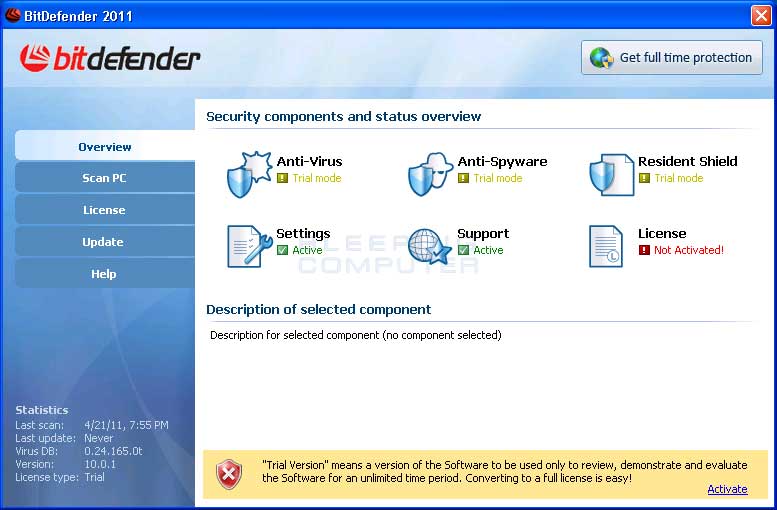 antivirus windows 7 trial version