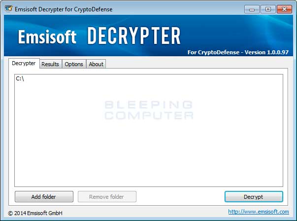 Emsisoft Decrypter
