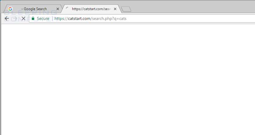 Remove the Catstart.com Search Redirect