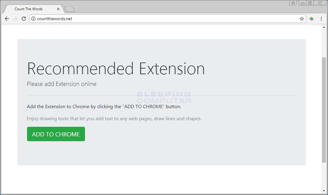 Remove The Count The Words Chrome Extension