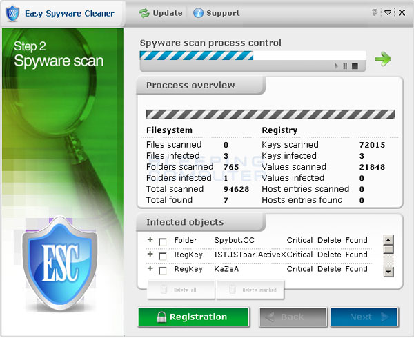 EasySpywareCleaner Screenshot EasySpywareCleaner Screen shot