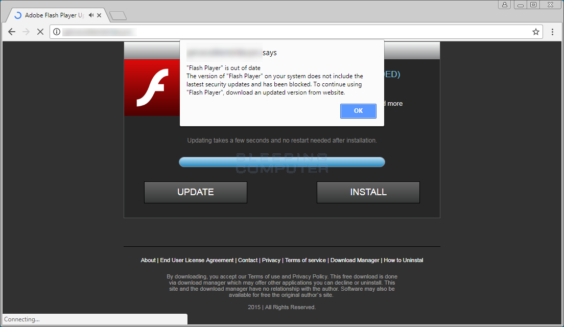 How To Remove Flash Player Update Fake Alert Virus