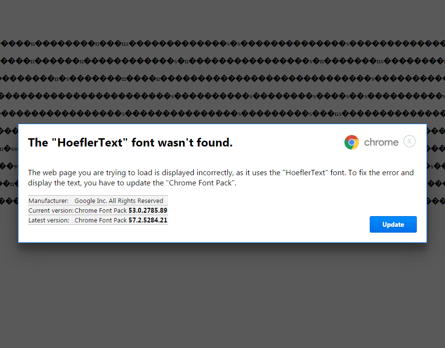 Beware! Don't Fall for FireFox HoeflerText Font Wasn't Found Banking  Malware Scam