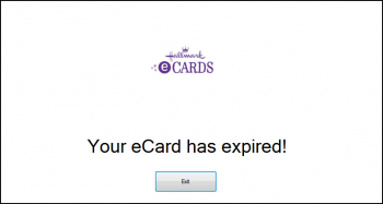 Fake Hallmark eCard Tech Support Scam Screenshot