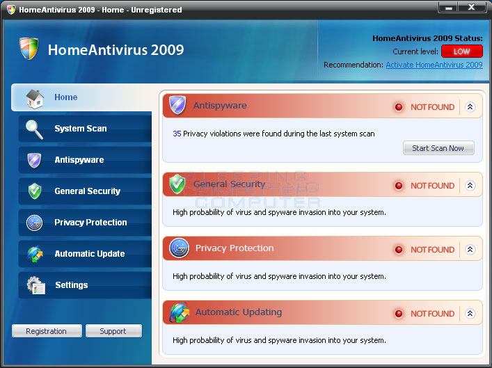 spyware 2010 uninstall