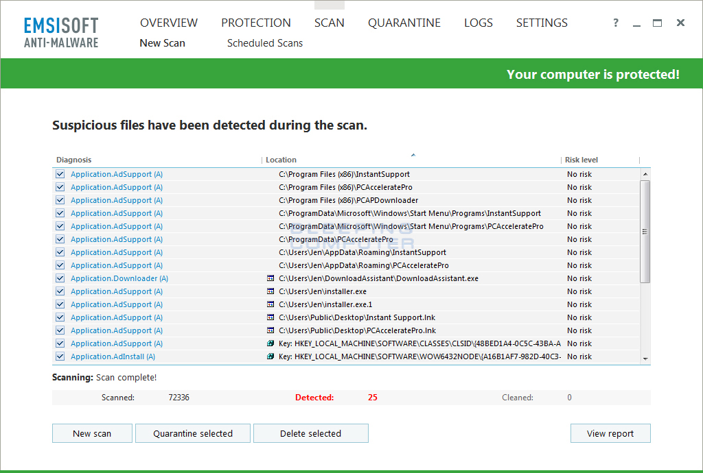 How to remove InstantSupport Tech Support Alerts (Removal Guide)