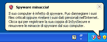 Fake security warning