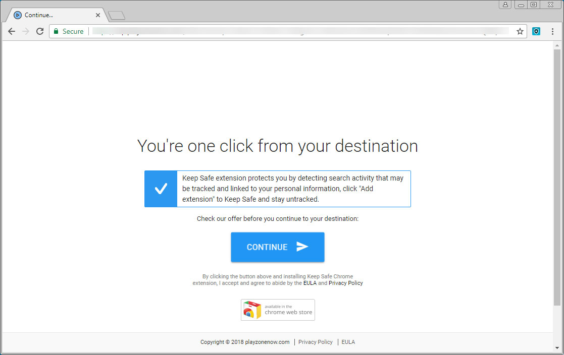 Remove the Keep Safe Chrome Extension