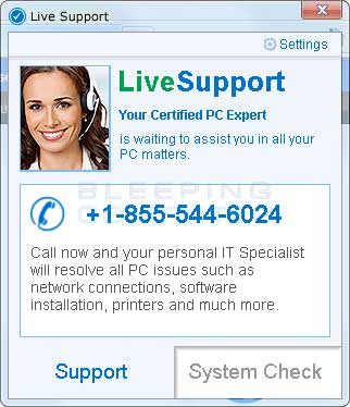 Live support program