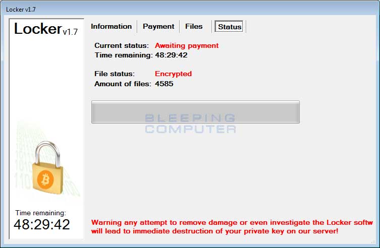 Payment Status Screen