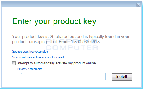 microsoft account product key free