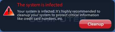 System is Infected alert System is Infected alert