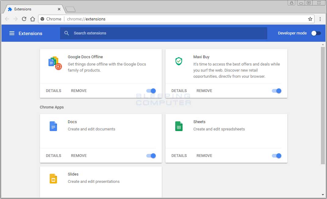 Google maxi store