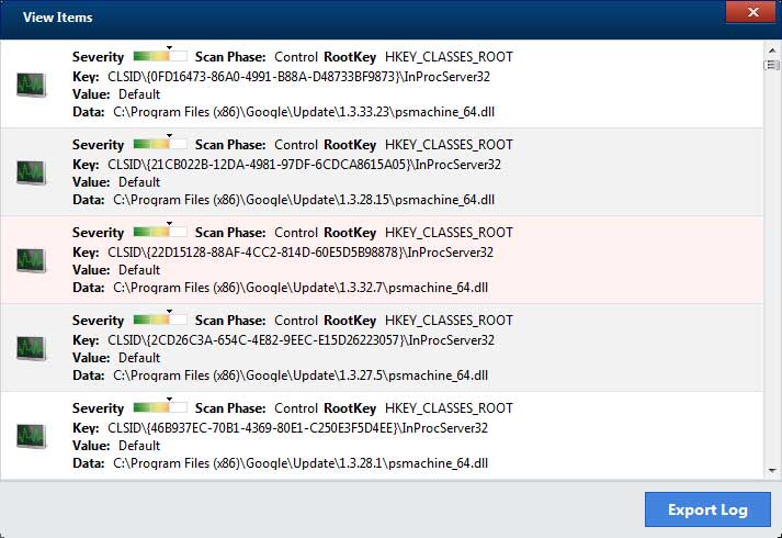 Detected Issues
