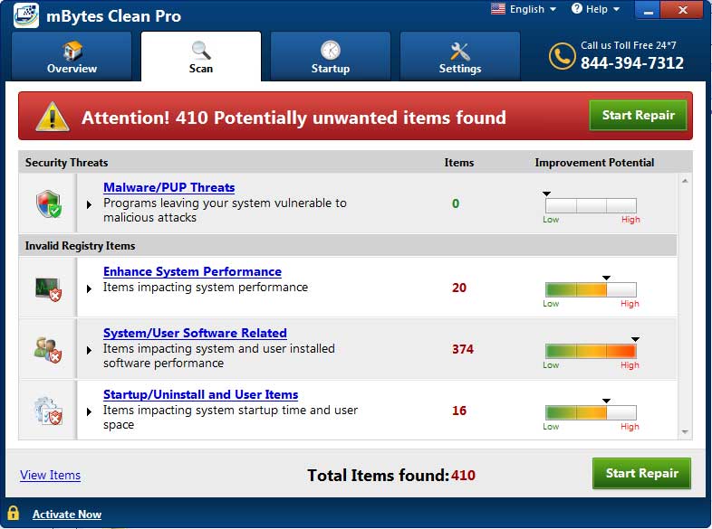 Scan Results