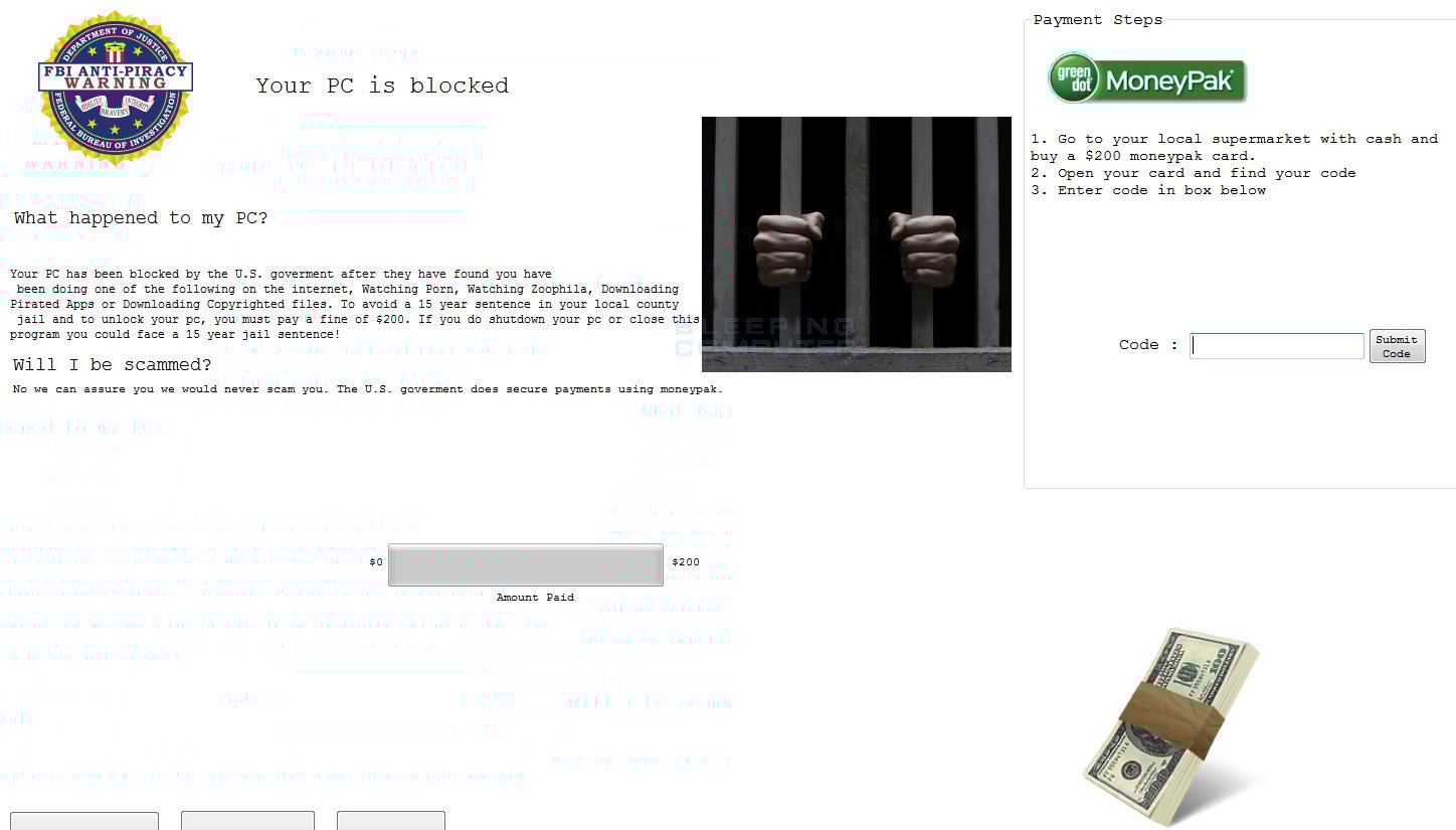 Remove the FBI Anti-Piracy Warning Screen Locker
