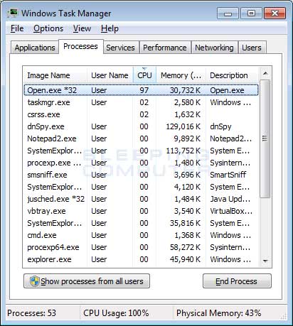 Remove the Micro Foundation <bold>7</bold> & Open.exe Miner Trojan