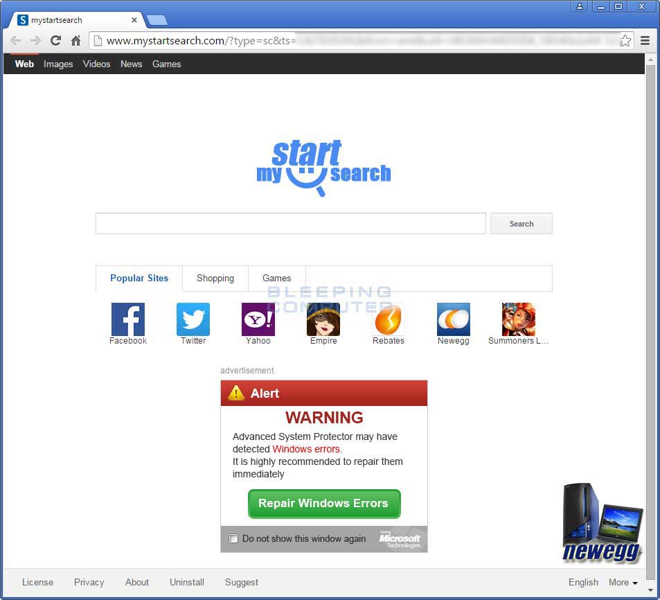 Games Search Browser Hijacker - Simple removal instructions, search engine fix (updated)