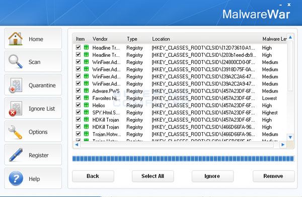 MalwareWar Screenshot