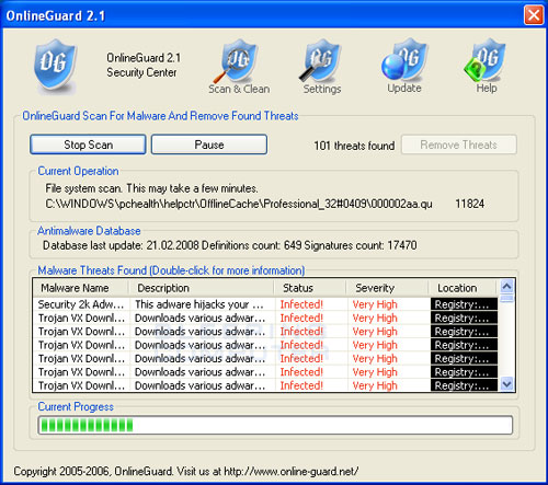 OnlineGuard Screenshot OnlineGuard Screenshot