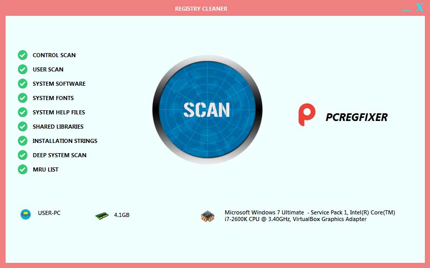 Control scan. Control scan