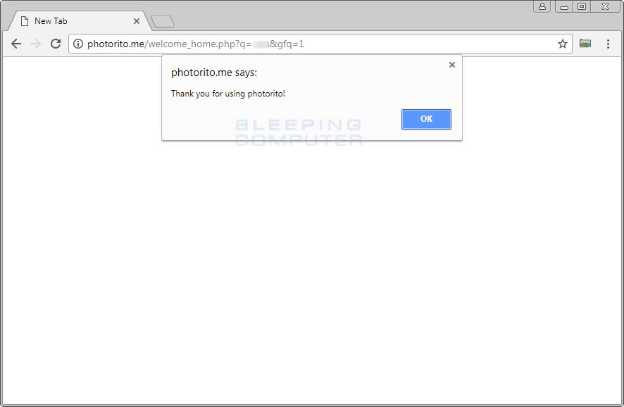 Remove the Photorito.me Search Redirect